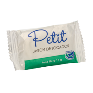 Jabón Petit hotelero 13 grs (Caja con 360 unidades)