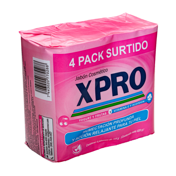 Jabón Xpro cosmético surtido 4pack 420 grs - Image 2